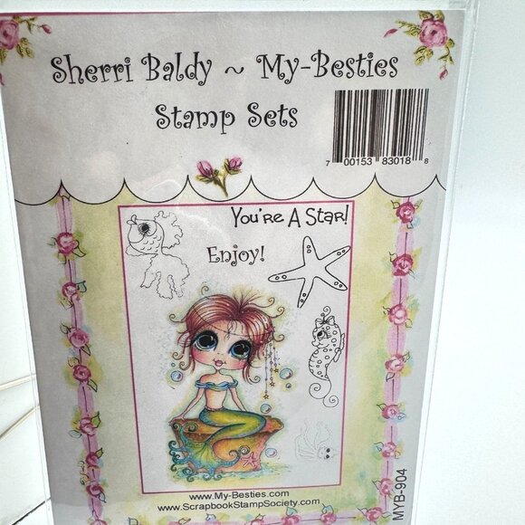 Penny Black Lulu Spring Clear Stamps & Sherri Baldy My Besties Craft Stamps Set - Picture 7 of 13